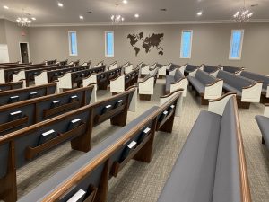 After - Auditorium (new pews)
