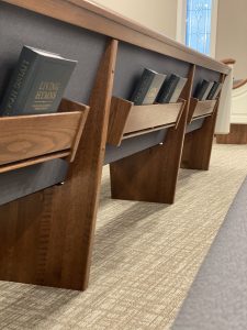 Auditorium - Brand new hymnals